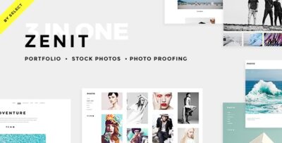 Zenit - Clean Photography Theme