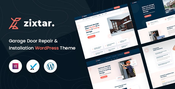 Zixtar - Garage Door Services WordPress Theme Zixtar - Garage Door Services WordPress Theme