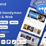 eDemand-Multi Vendor On Demand Handy Services, Handyman with Flutter App Admin panel Web Version