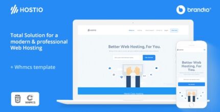 Hostio HTML & WHMCS Web Hosting Template