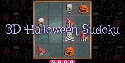 3D Halloween Sudoku - Cross Platform Puzzle Game