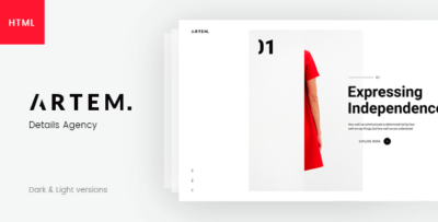 ARTEM - Digital Agency HTML5 Template