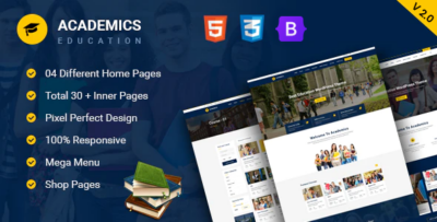 Academics - Education HTML Template