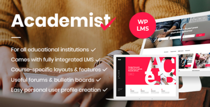 Academist - Education & Learning Management System Theme