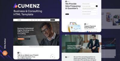 Acumenz - Business & Consulting HTML Template