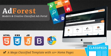 AdForest - Largest Classified Marketplace Ads Template + RTL