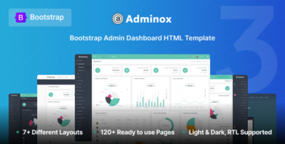 Adminox - Responsive Bootstrap 5 Admin Dashboard Template