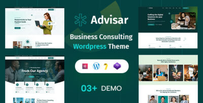 Advisar - Corporate Business Finance & Consulting WordPress Theme