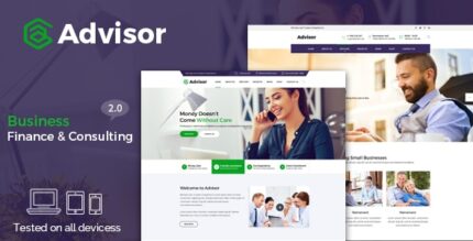 Advisor Consulting, Business, Finance Template