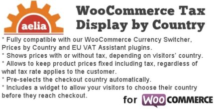 Aelia Tax Display by Country for WooCommerce