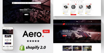 Aero - Auto Parts, Car Accessories Shopify Theme