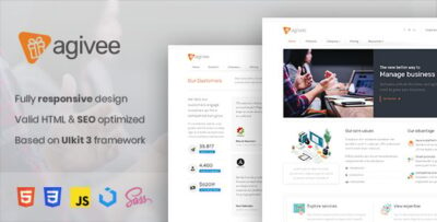 Agivee - Corporate Business HTML Template