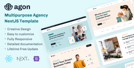 Agon - Multipurpose Agency NextJS Template