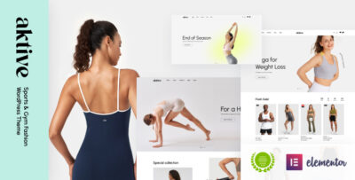 Aktive - Sports & Gym Fashion WordPress Theme