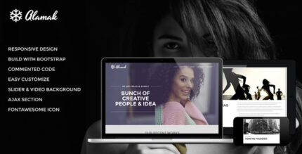 Alamak - Responsive One Page Portfolio HTML Template