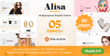 Alisa - Sectioned Multipurpose Shopify Theme