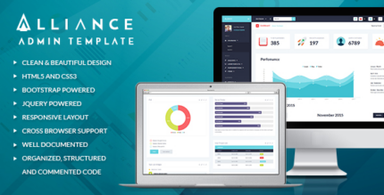 Alliance - Responsive Bootstrap Admin Template