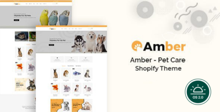 Amber - Pet Care Shopify Theme