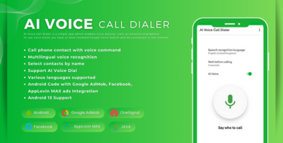 Android AI Voice Call Dialer