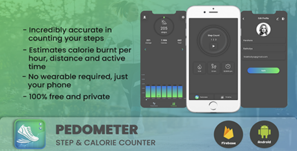 Android App Pedometer -Step Counter & calorie tracker App