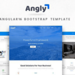 Angly - Angular 16 Bootstrap 4 Multipurpose Site Template