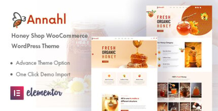 Annahl - Organic & Honey Shop WordPress Theme v1.0.4