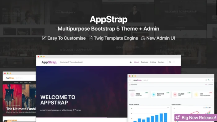 AppStrap - Multipurpose Bootstrap 5 Theme + Admin UI v4.0