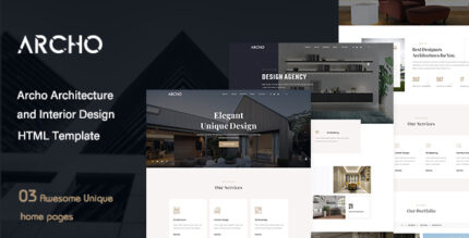 Archo - Architecture & Interior Design HTML Template