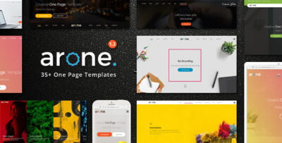 Arone - One Page Parallax