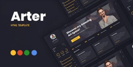 Arter - CV Resume Portfolio Template