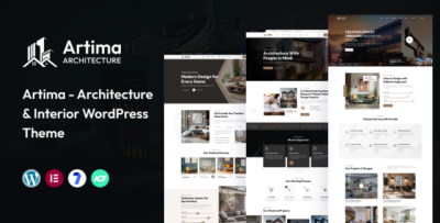 Artima – Modern Architecture & Interior WordPress Theme