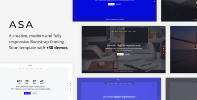 Asa - Responsive Coming Soon Template