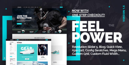 Athlete - Fluid Responsive Magento Theme