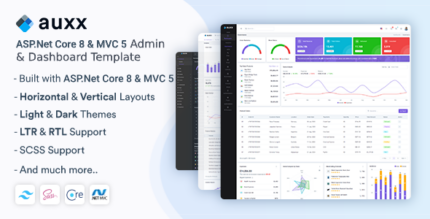 Auxx - ASP.Net & MVC Admin & Dashboard Template