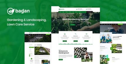 Bagan - Lawn & Garden Landscaping HTML Template