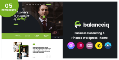 Balanceiq - Business Consulting & Finance Wordpress Theme