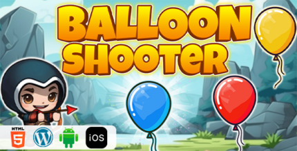 Balloon Shooter - HTML5 Construct3 Game