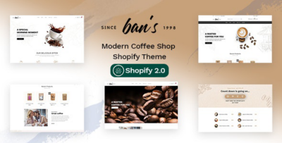 Bans - Coffee & Tea Store Shopify 2.0 Theme