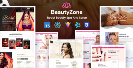 BeautyZone - React Beauty Spa Salon Template