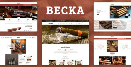 Becka - Cigar Store Shopify Theme