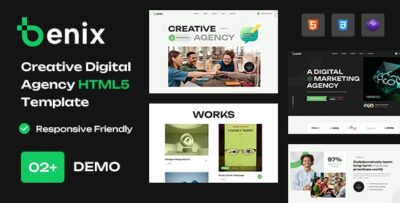 Benix - Creative Digital Agency & Portfolio HTML5 Template