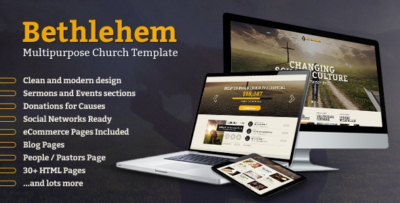 Bethlehem - Church Bootstrap 3 HTML5 Template