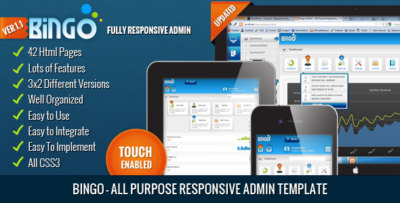 Bingo - All Purpose Responsive Admin Template