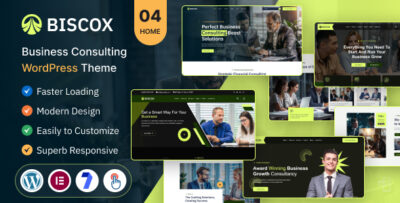 Biscox - Business Consulting WordPress Theme