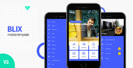 Blix - Mobile HTML Template