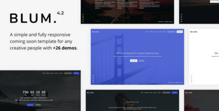 Blum - Responsive Coming Soon Template