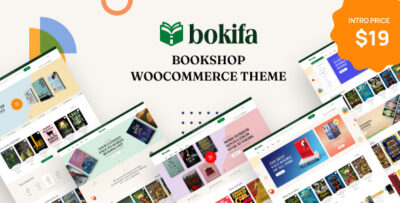 Bokifa - Book Store WooCommerce WordPress Theme