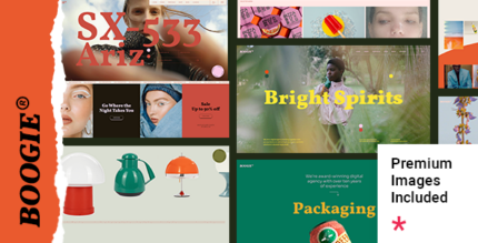 Boogie - Design Agency and Portfolio Theme