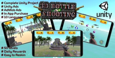 Bottle Shooting Game 3D