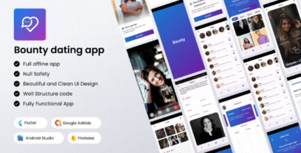 Bounty - Dating app UI Template Flutter Dating app